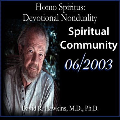 Spiritual Community June 2003 dvd