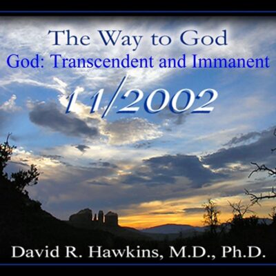 God: Transcendent and Immanent Nov 2002 dvd